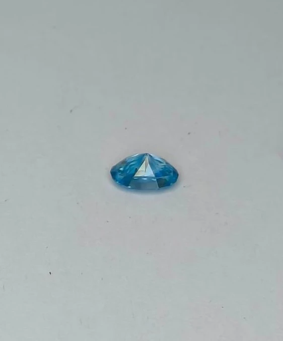 2.05ct Natural Blue Zircon Oval Cut Loose Gemstone From Cambodia — view 3